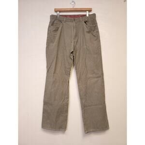 Rochas Paris Corduroy Pants Size 34 Tan Strait Leg Pant Mens Men Fall Warm